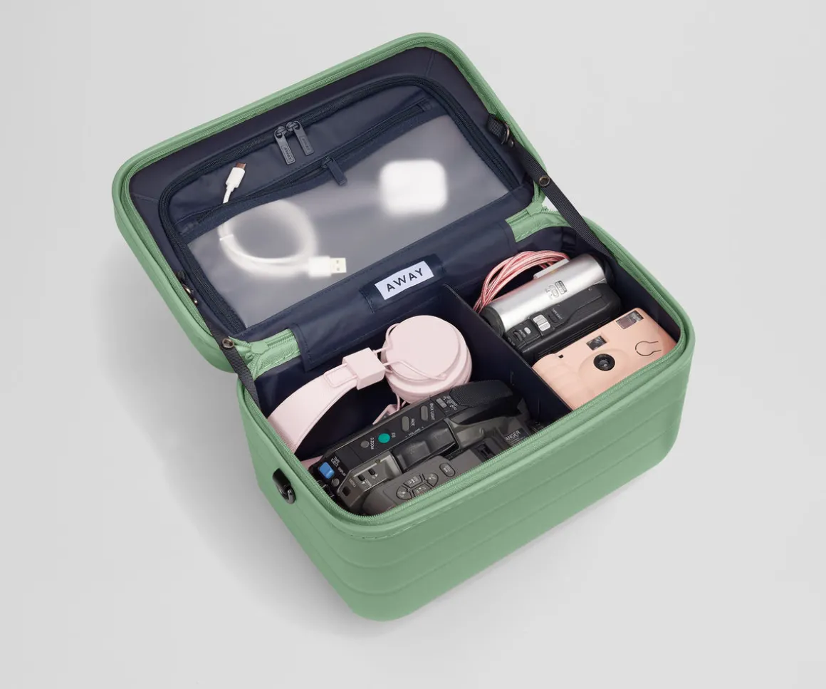 The Train Case in Sea Green