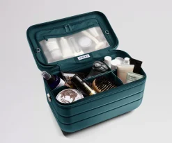 The Train Case in Stormy Teal