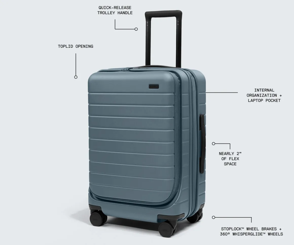 Topside Bigger Carry-On in Coast Blue