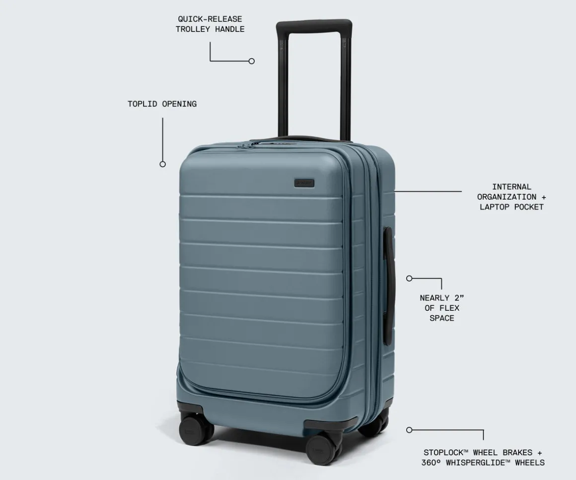 Topside Carry-On in Blush Pink