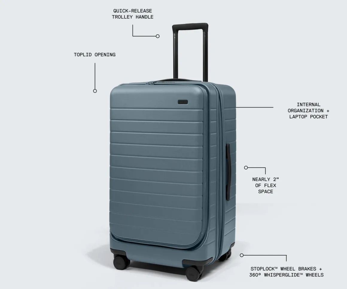 Topside Medium Trunk in Coast Blue