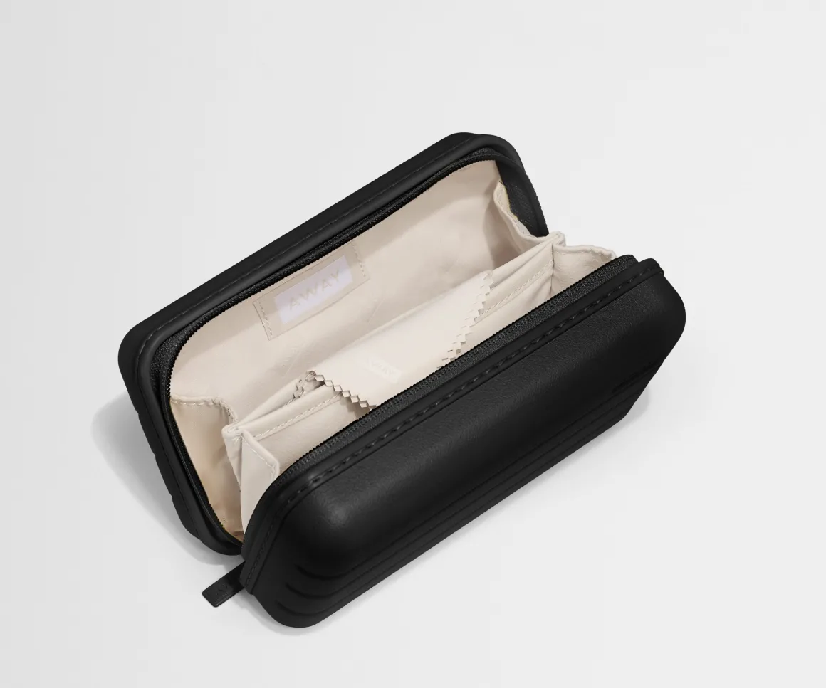 Travel Glasses Case in Jet Black