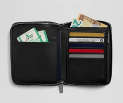 Travel Wallet in Jet Black